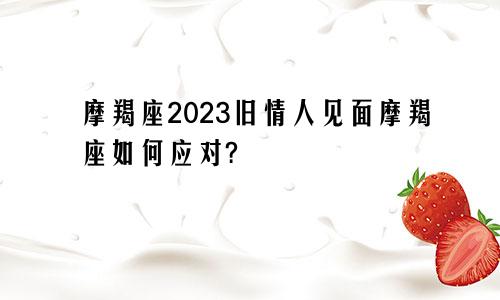 摩羯座2023旧情人见面摩羯座如何应对?