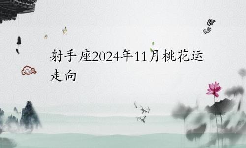 射手座2024年11月桃花运走向 大概率得遇正缘