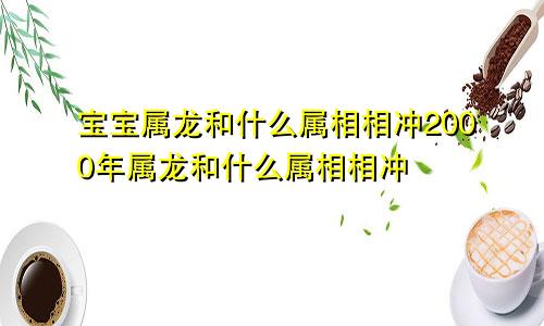 宝宝属龙和什么属相相冲2000年属龙和什么属相相冲