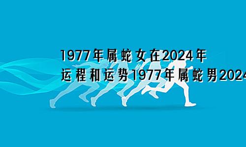 1977年属蛇女在2024年运程和运势1977年属蛇男2024年的运势和婚姻