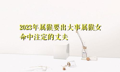 2023年属猴要出大事属猴女命中注定的丈夫