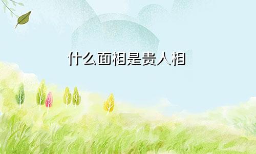 什么面相是贵人相