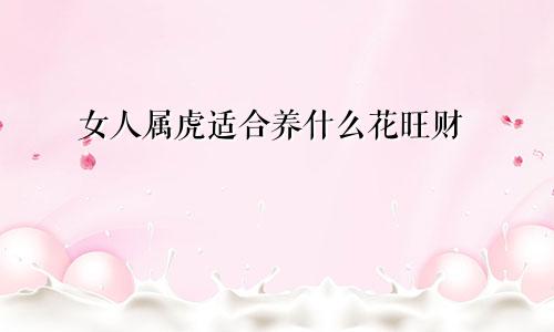 女人属虎适合养什么花旺财