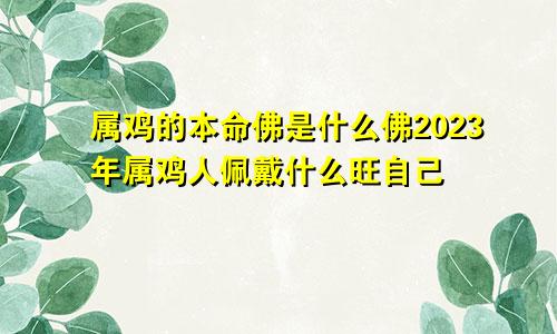 属鸡的本命佛是什么佛2023年属鸡人佩戴什么旺自己