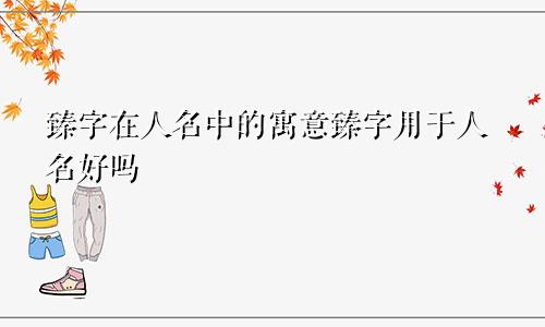 臻字在人名中的寓意臻字用于人名好吗