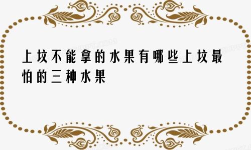 上坟不能拿的水果有哪些上坟最怕的三种水果