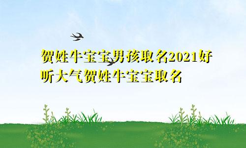 贺姓牛宝宝男孩取名2021好听大气贺姓牛宝宝取名