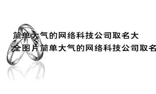 简单大气的网络科技公司取名大全图片简单大气的网络科技公司取名大全